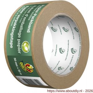 Duck verpakkingstape papier 50 mm x 50 m - A50402411 - afbeelding 1