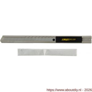 Olfa afbreekmes Silver SVR-1 9 mm met 2 reserve messen - A50400843 - afbeelding 2