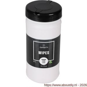 Copenhagen Pro Wet Wipes Eco Ultra Premium reinigingsdoekjes in dispenser set 80 stuks - A50402383 - afbeelding 1