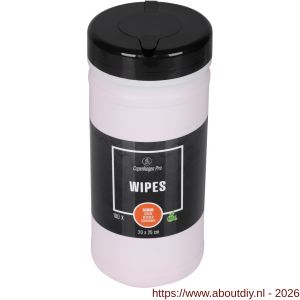 Copenhagen Pro Wet Wipes Eco Ultra Scrub reinigingsdoekjes in dispenser set 100 stuks - A50402384 - afbeelding 1