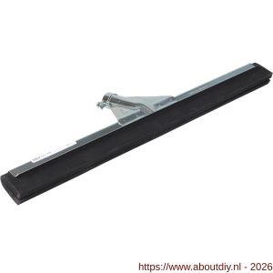 Copenhagen Pro vloertrekker met waterkering 55 cm zwart rubber metalen uitvoering - A50401522 - afbeelding 1
