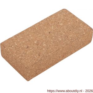 Copenhagen Pro schuurkurk recht 10x6x2,5 cm - A50401918 - afbeelding 1