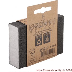 Copenhagen Pro schuurblok fijn K180 10x7x2,5 cm - A50401919 - afbeelding 4