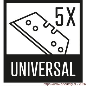 Copenhagen Pro reservemessen Universeel 18 mm set 5 stuks - A50401914 - afbeelding 3