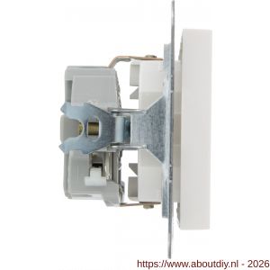 Gira System 55 contactdoos inbouw 1-voudig randaarde polarwit - A50402221 - afbeelding 3
