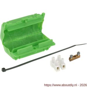 Q-Link kabelverbinder aftakmof Mini set met gel 3x1-4 mm2 groen - A50401094 - afbeelding 1