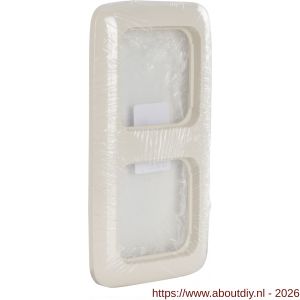 Busch-Jaeger SI afdekraam inbouw 2-voudig crème - A50402144 - afbeelding 2