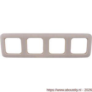 Busch-Jaeger SI afdekraam inbouw 4-voudig crème - A50402179 - afbeelding 5