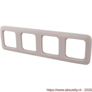Busch-Jaeger SI afdekraam inbouw 4-voudig crème - A50402179 - afbeelding 6