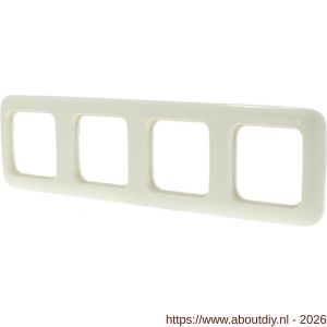 Busch-Jaeger SI afdekraam inbouw 4-voudig crème - A50402179 - afbeelding 1