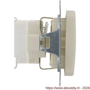 Busch-Jaeger SI contactdoos inbouw 1-voudig randaarde crème - A50401279 - afbeelding 3