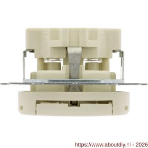 Busch-Jaeger SI contactdoos inbouw 1-voudig randaarde crème - A50402233 - afbeelding 4