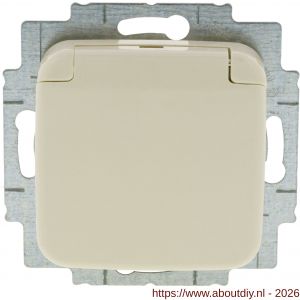 Busch-Jaeger SI contactdoos inbouw 1-voudig randaarde crème - A50402233 - afbeelding 5