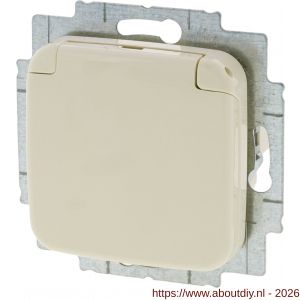 Busch-Jaeger SI contactdoos inbouw 1-voudig randaarde crème - A50402233 - afbeelding 6