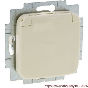 Busch-Jaeger SI contactdoos inbouw 1-voudig randaarde crème - A50402233 - afbeelding 7