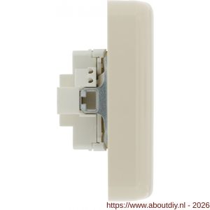 Busch-Jaeger SI contactdoos inbouw 2-voudig randaarde crème - A50402258 - afbeelding 3