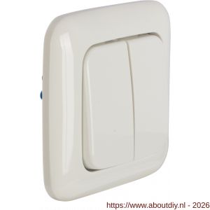 Busch-Jaeger Relfex afdekraam inbouw 1-voudig polarwit - A50401207 - afbeelding 3