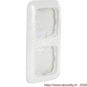 Busch-Jaeger Relfex afdekraam inbouw 2-voudig polarwit - A50401221 - afbeelding 2