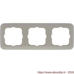 Busch-Jaeger Reflex afdekraam inbouw 3-voudig polarwit - A50402164 - afbeelding 2