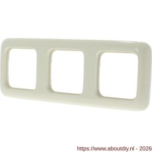 Busch-Jaeger Reflex afdekraam inbouw 3-voudig polarwit - A50402164 - afbeelding 1