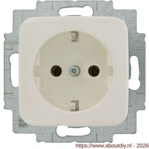 Busch-Jaeger Relfex contactdoos inbouw 1-voudig randaarde polarwit - A50401276 - afbeelding 2
