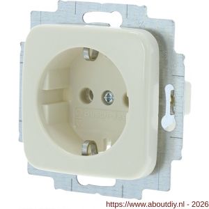 Busch-Jaeger Relfex contactdoos inbouw 1-voudig randaarde polarwit - A50401276 - afbeelding 1