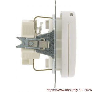 Busch-Jaeger Reflex contactdoos inbouw 1-voudig randaarde polarwit - A50402234 - afbeelding 3