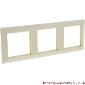 Jung System 55 afdekraam inbouw 3-voudig verticaal-horizontaal crème - A50402166 - afbeelding 7