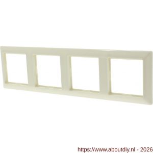 Jung System 55 afdekraam inbouw 4-voudig verticaal-horizontaal crème - A50402182 - afbeelding 1