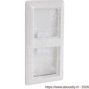 Jung AS500 afdekraam inbouw 2-voudig verticaal-horizontaal polarwit - A50402147 - afbeelding 2