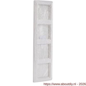 Jung AS500 afdekraam inbouw 4-voudig verticaal-horizontaal polarwit - A50402183 - afbeelding 2