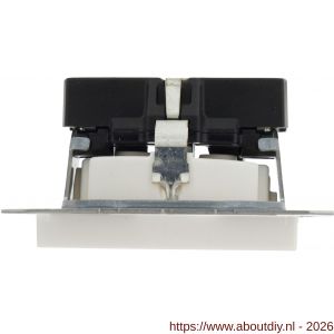 Jung AS500 contactdoos inbouw 1-voudig randaarde polarwit - A50402237 - afbeelding 4