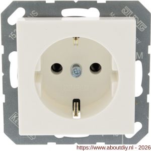 Jung AS500 contactdoos inbouw 1-voudig randaarde polarwit - A50402237 - afbeelding 5