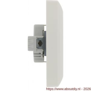 Jung AS500 contactdoos inbouw 2-voudig randaarde polarwit - A50402260 - afbeelding 3