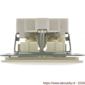Peha Standard contactdoos inbouw 1-voudig randaarde crème - A50402238 - afbeelding 4