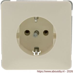 Peha Standard contactdoos inbouw 1-voudig randaarde crème - A50402238 - afbeelding 5