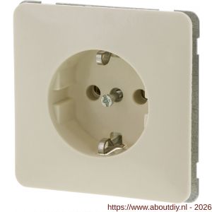 Peha Standard contactdoos inbouw 1-voudig randaarde crème - A50402238 - afbeelding 6
