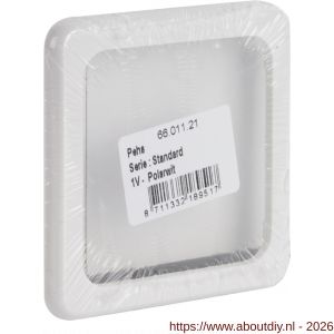 Peha Standard afdekraam inbouw 1-voudig polarwit - A50402130 - afbeelding 2