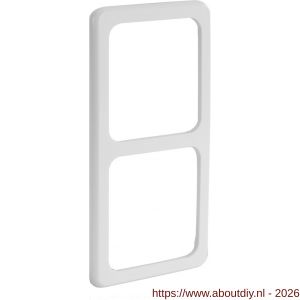 Peha Standard afdekraam inbouw 2-voudig polarwit - A50402149 - afbeelding 1