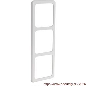 Peha Standard afdekraam inbouw 3-voudig polarwit. - A50402169 - afbeelding 1
