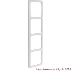Peha Standard afdekraam inbouw 4-voudig polarwit - A50402184 - afbeelding 1