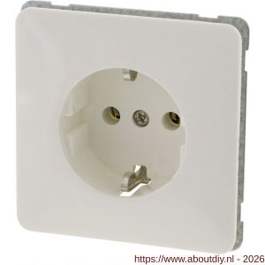 Peha Standard contactdoos inbouw 1-voudig randaarde polarwit - A50402239 - afbeelding 6