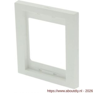 Berker K1 afdekraam inbouw 1-voudig polarwit - A50402131 - afbeelding 1