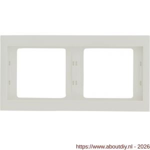 Berker K1 afdekraam inbouw 2-voudig polarwit - A50402150 - afbeelding 2