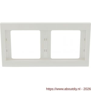 Berker K1 afdekraam inbouw 2-voudig polarwit - A50402150 - afbeelding 5