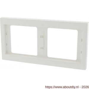 Berker K1 afdekraam inbouw 2-voudig polarwit - A50402150 - afbeelding 6