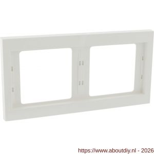 Berker K1 afdekraam inbouw 2-voudig polarwit - A50402150 - afbeelding 7