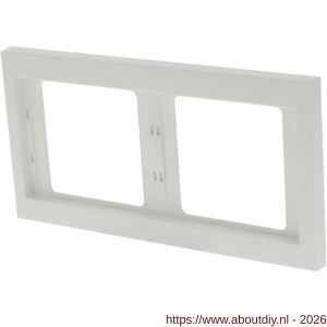 Berker K1 afdekraam inbouw 2-voudig polarwit - A50402150 - afbeelding 1