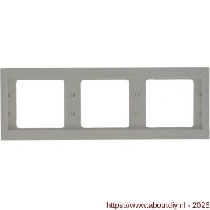 Berker K1 afdekraam inbouw 3-voudig polarwit. - A50402170 - afbeelding 2