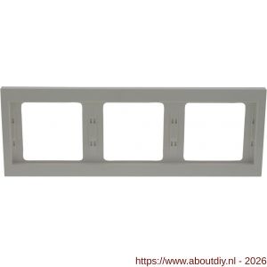 Berker K1 afdekraam inbouw 3-voudig polarwit. - A50402170 - afbeelding 5